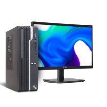 宏碁（Acer）商祺SQX4270 140N 商用办公台式电脑（十代G5905 4G 1T）19.5英寸